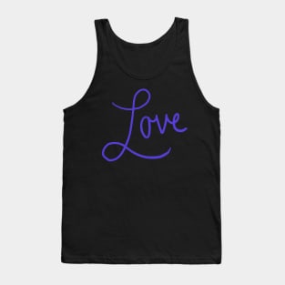 Handwritten Love Tank Top